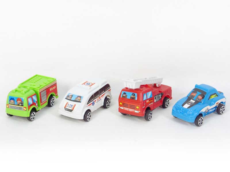 Free Wheel Fire Engine(4C) toys