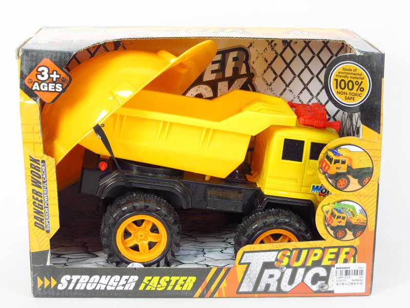 Free Wheel Construction Truck & Cap toys