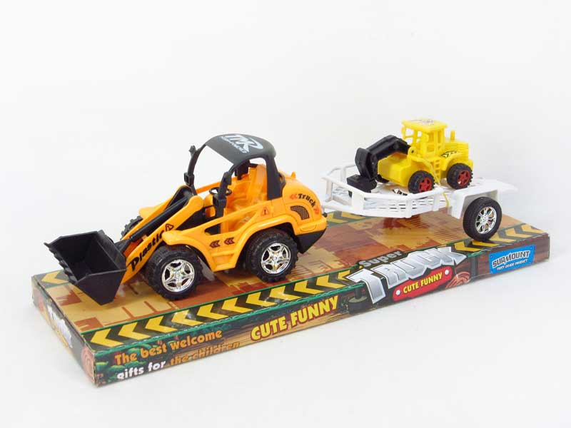 Free Wheel Construction Truck Tow Construction Truck toys