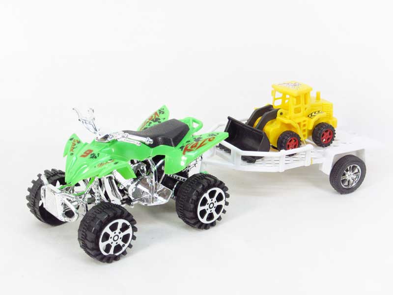 Free Wheel Motorcycle Truck Tow Construction Truck toys