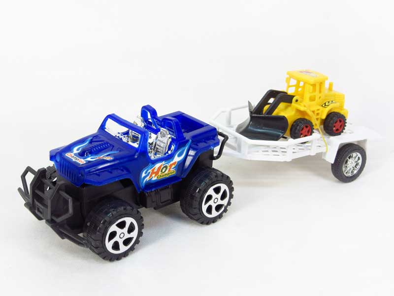 Free Wheel Cross-country Car Tow Construction Truck toys