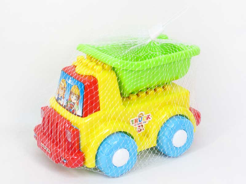 Free Wheel Blocks Construction Truck toys