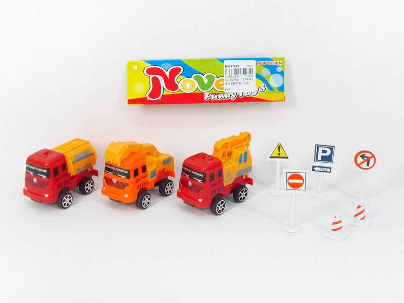 Free Wheel Construction Truck Ser(3in1) toys