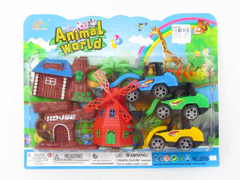 Free Wheel Farmer Truck Set(3in1) toys