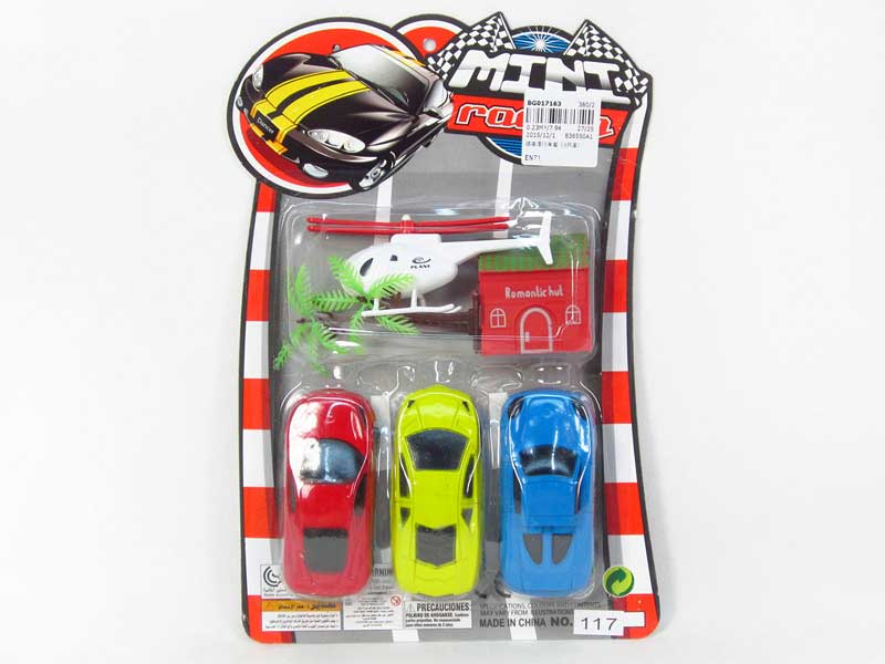 Free Wheel Car Set（3in1） toys