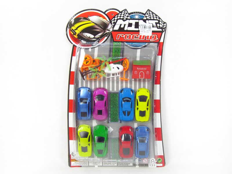 Free Wheel Car Set(8in1) toys