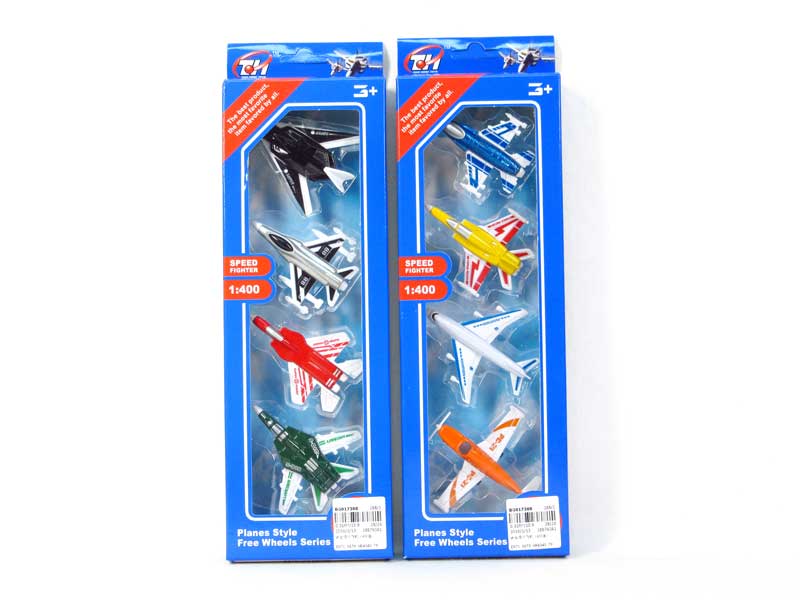 Die Cast Plane Free Wheel(4in1) toys