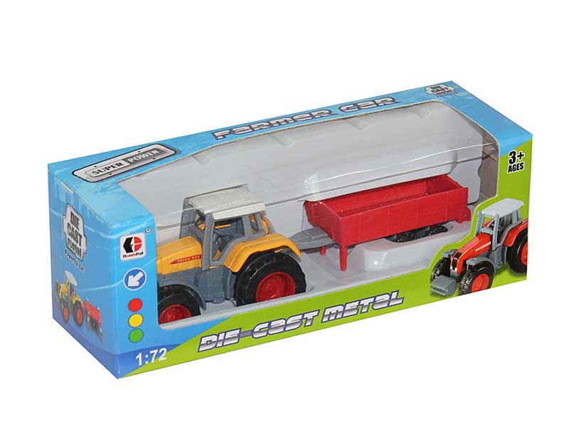 1:72 Die Cast Farmer Truck Free Wheel toys
