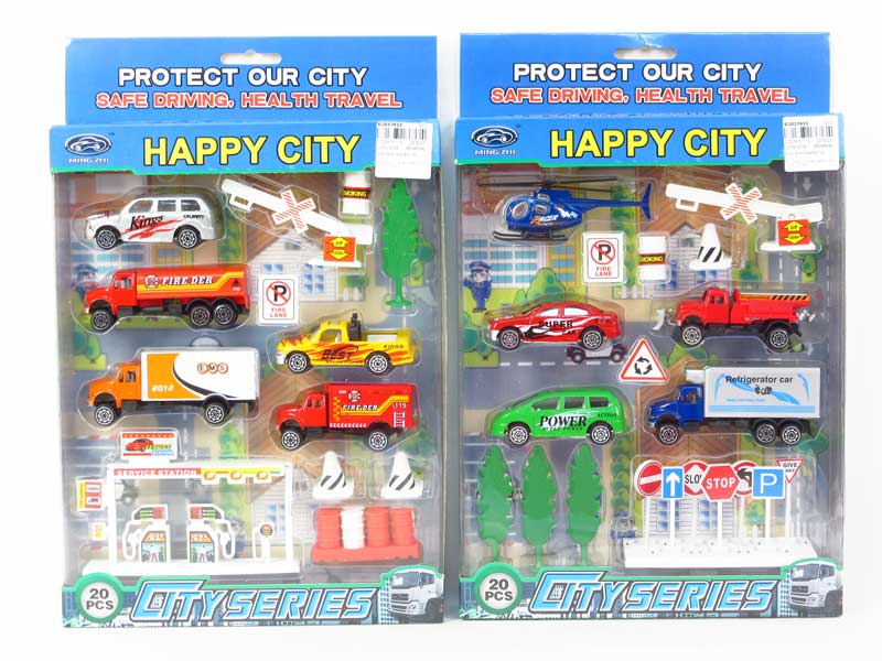 Die Cast Sports Car Set Free Wheel(2S) toys