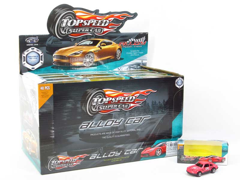 Die Cast Sports Car Free Wheel(48in1) toys