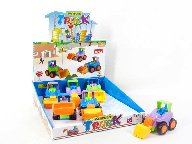Free Wheel Construction Truck（6in1） toys