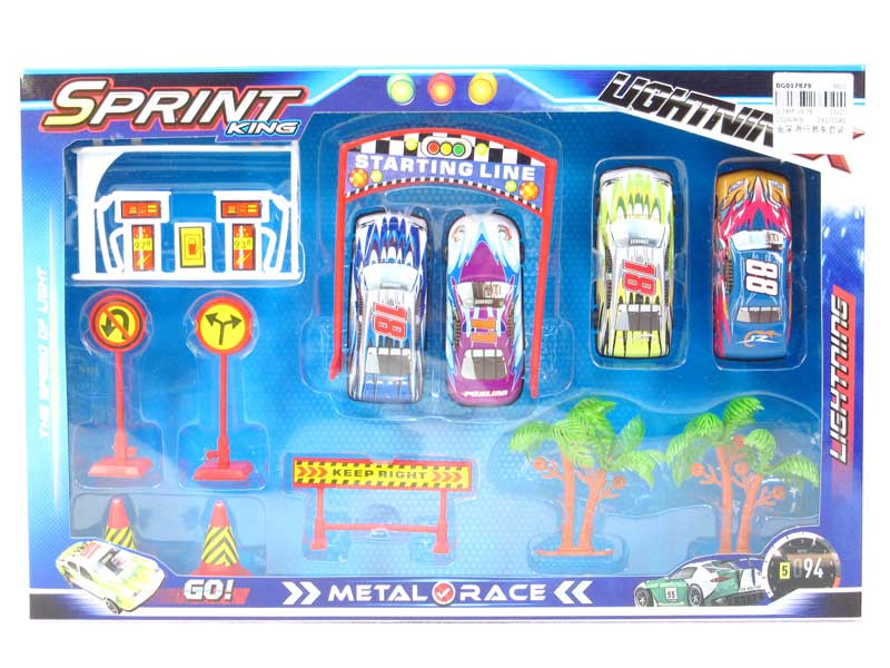 Free Wheel Racing Car Set toys