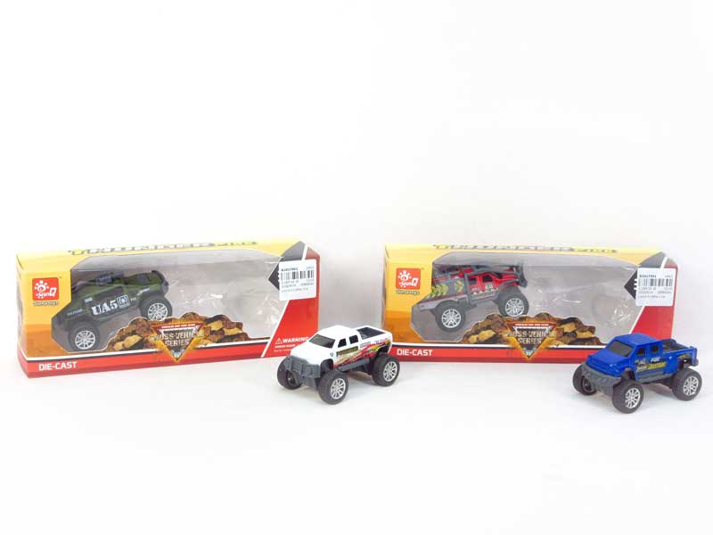 Die Cast Cross-country Car Free Wheel(6in1) toys