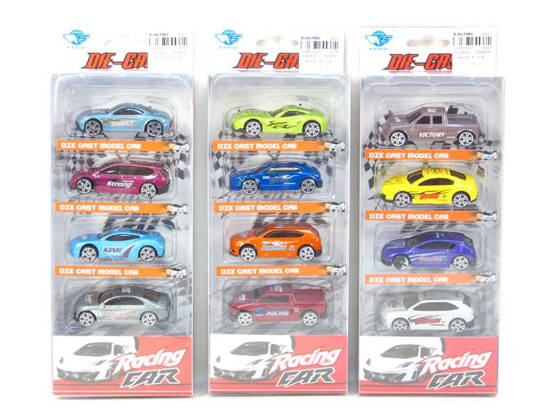 1:64 Die Cast Car Free Wheel(4in1) toys