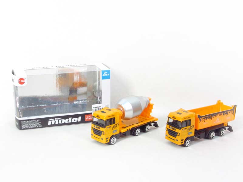 Die Cast Construction Truck Free Wheel(2S) toys