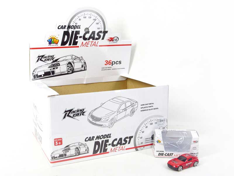 Die Cast Car Free Wheel(36pcs) toys