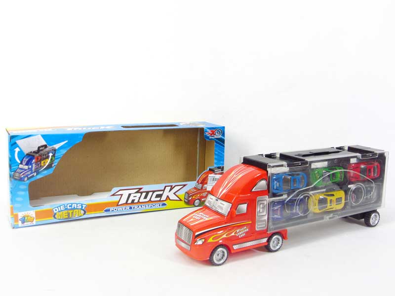 Free Wheel Truck Tow Die Cast Car(2C) toys