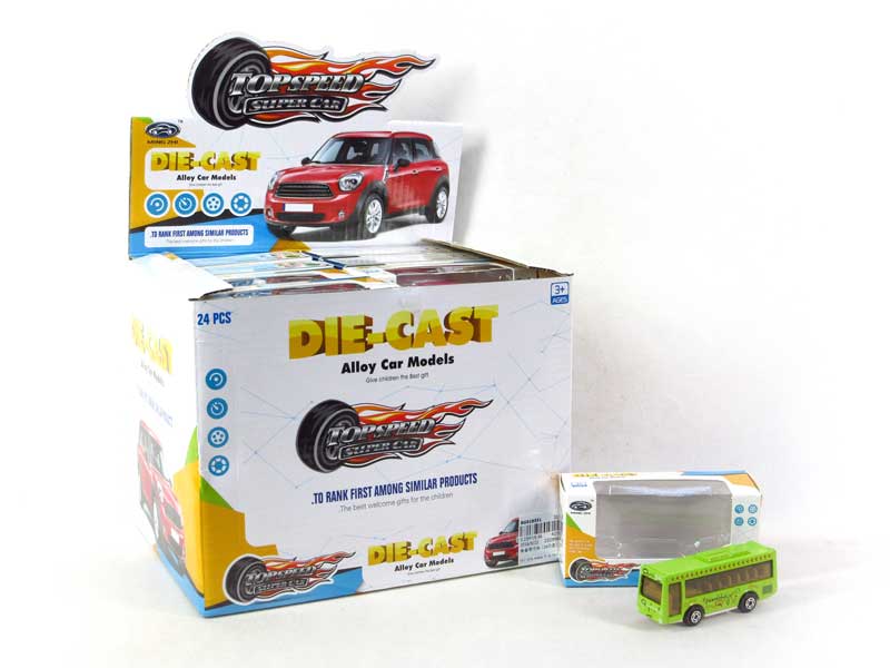 Metal Free Wheel Car(24in1) toys