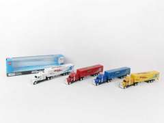 Die Cast Container Truck Free Wheel(4S) toys