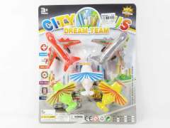 Free Wheel Airplane(5in1) toys