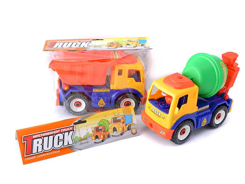 Free Wheel Diy Construction Truck(2C) toys