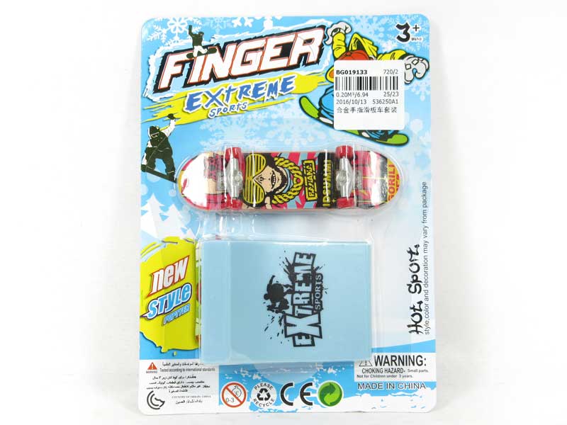 Die Cast Finger Scooter Set toys