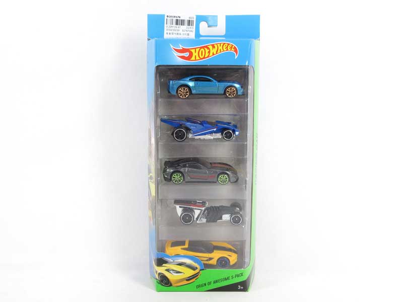 Die Cast Sports Car Free Wheel(5in1) toys