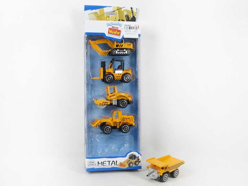 1:50 Die Cast Construction Truck Free Wheel(5in1) toys