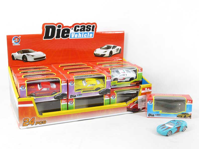 1:64 Die Cast Car Free Wheel(24pcs) toys