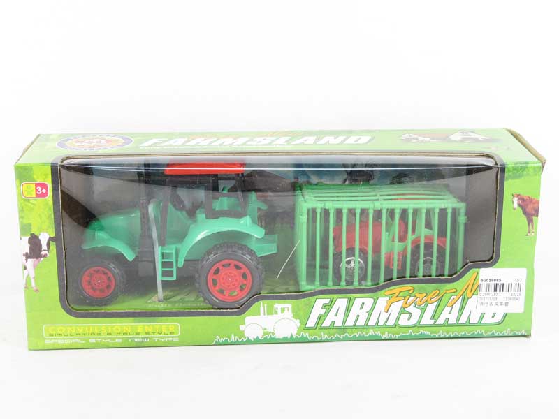 Free Wheel Farmer Tractor Set toys