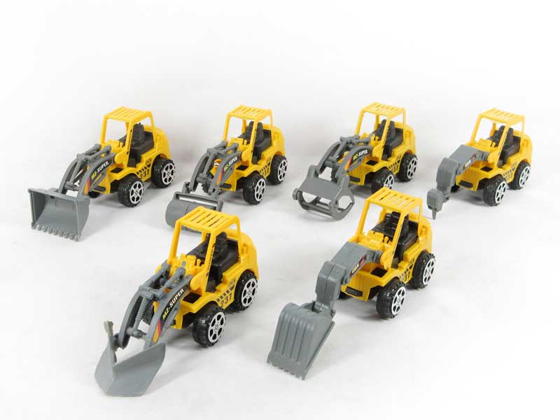 Free Wheel Construction Truck(6s) toys