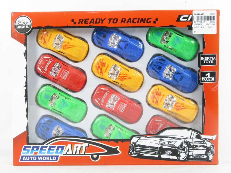 Free Wheel Racing Car(12in1) toys