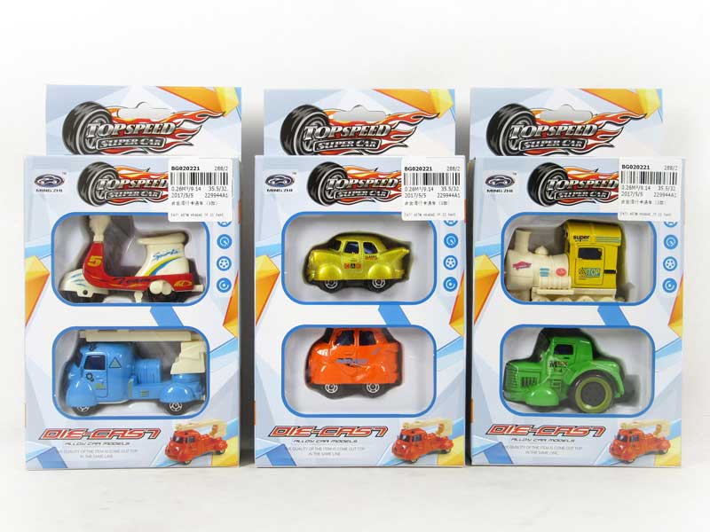 Die Cast Car Free Wheel(3S) toys