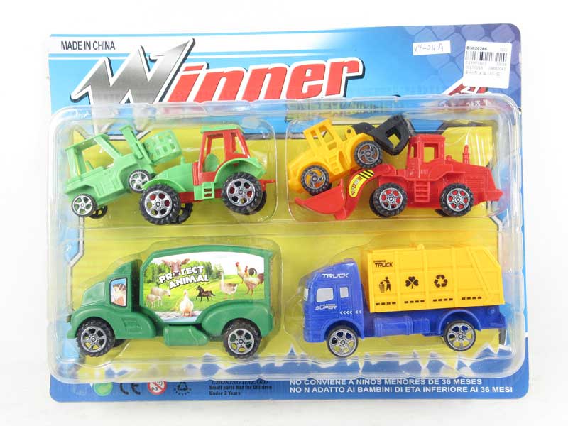 Free Wheel Farmer Truck(6in1) toys