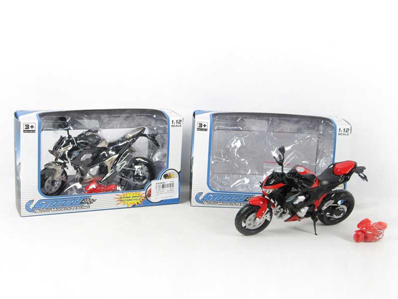 1:12 Die Cast Motorcycle Free Wheel(3C) toys