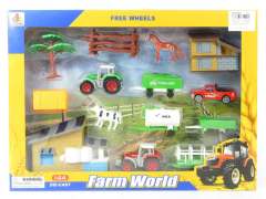 Die Cast Farmer Truck Free Wheel(2S)