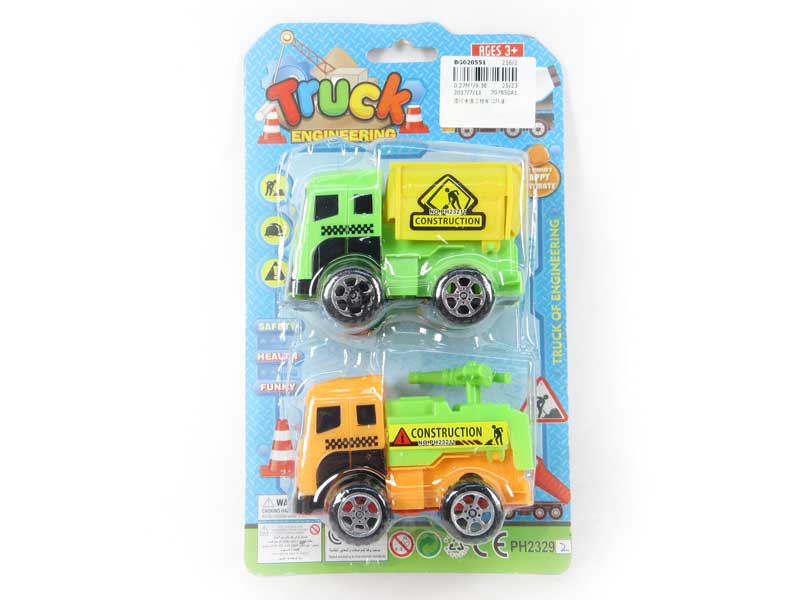 Free Wheel Construction Truck(2in1) toys