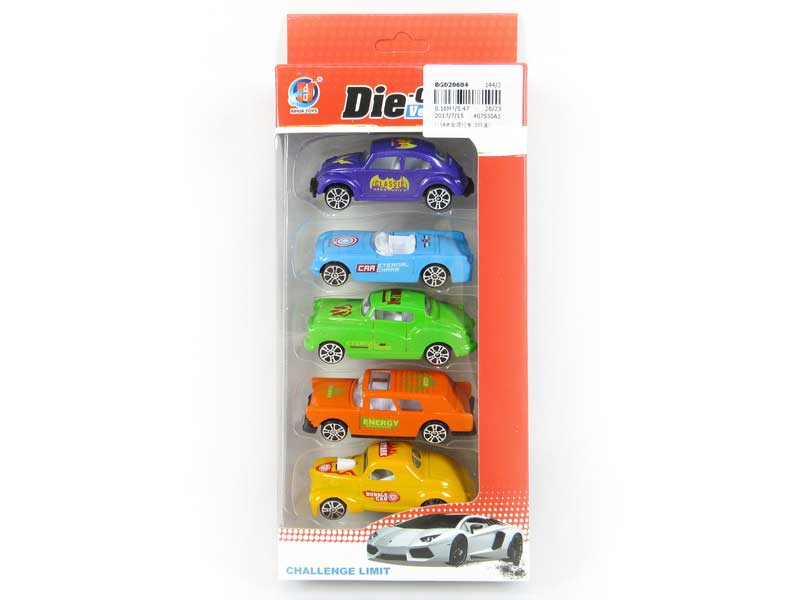 1:64 Die Cast Car Free Wheel(5in1) toys