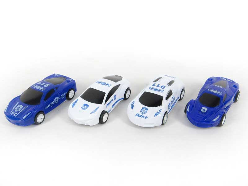 Free Wheel Police Car(6S2C) toys