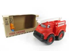 Free Wheel Block Fire Engine(11pcs)