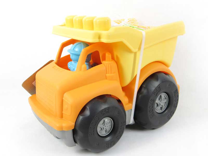 Free Wheel Block Car(11PCS) toys