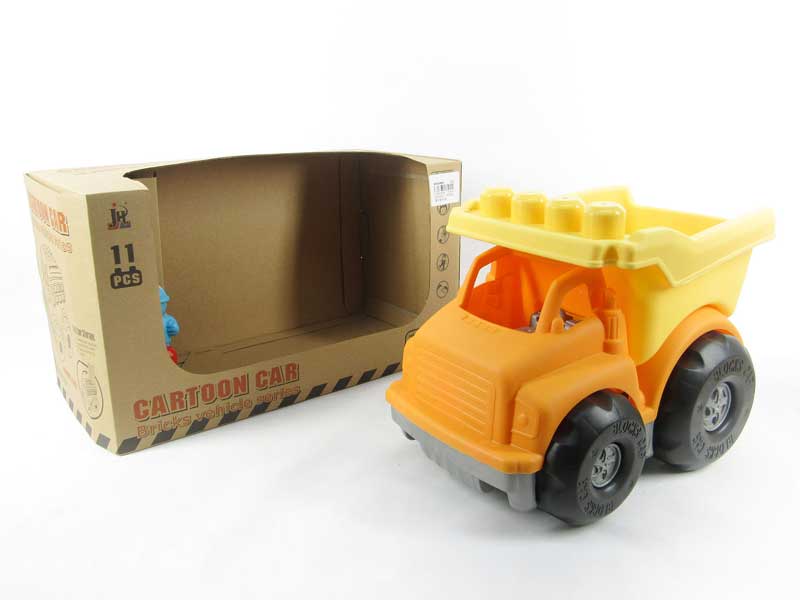 Free Wheel Block Car(11PCS) toys