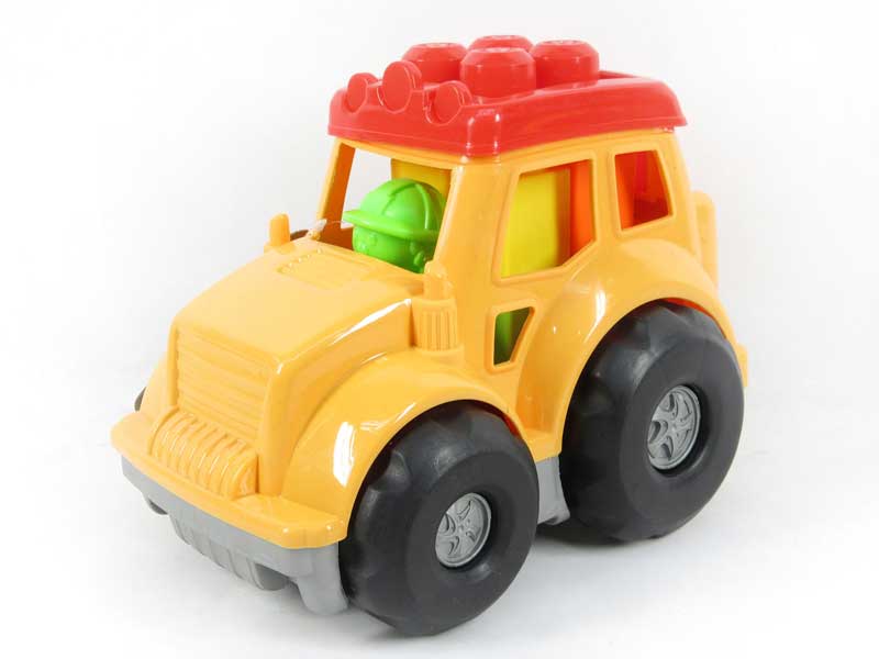 Free Wheel Block Car(9pcs) toys