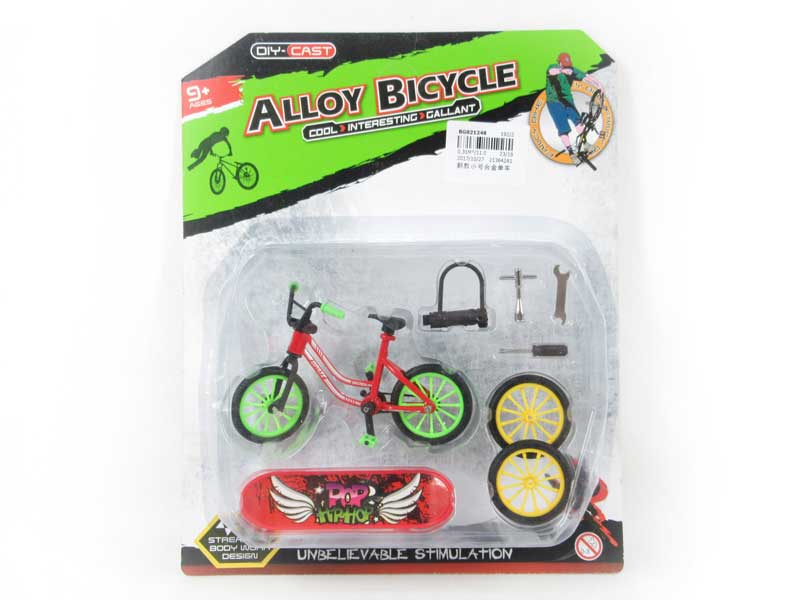Die Cast Bicycle Free Wheel toys