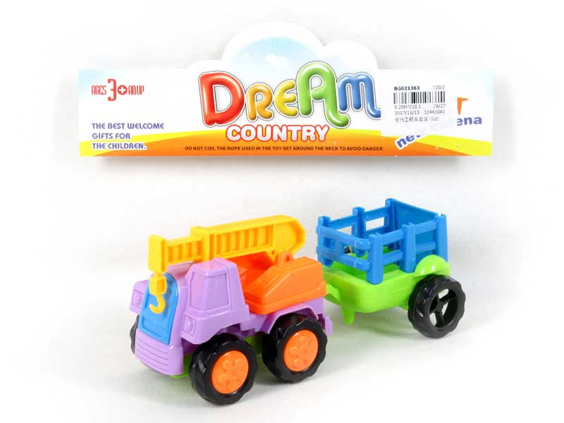 Free Wheel Construction Truck Set(3S) toys
