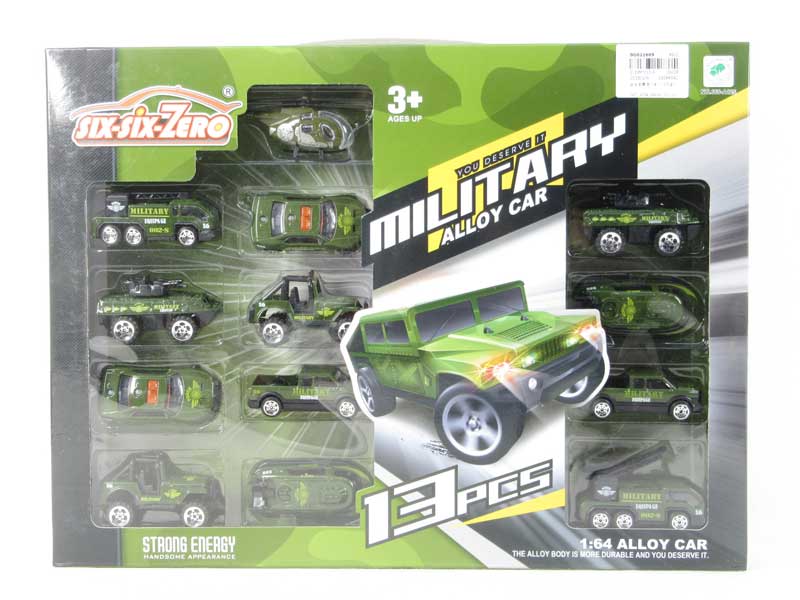 Die Cast Car Free Wheel(13in1) toys