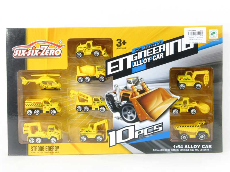 Die Cast Car Free Wheel(10in1) toys