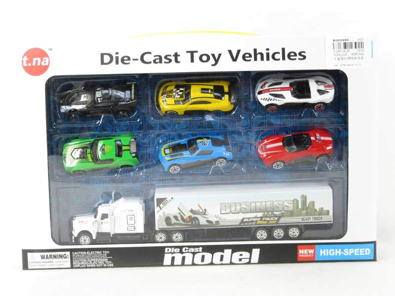 Die Cast Truck Set Free Wheel toys