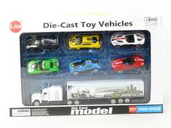 Die Cast Truck Set Free Wheel