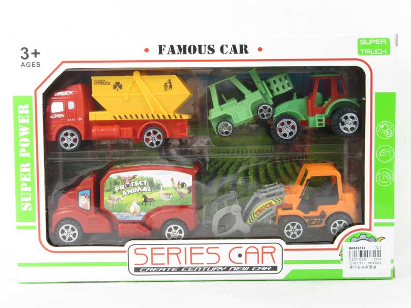 Free Wheel Farmer Truck Set toys